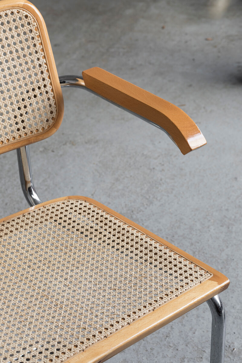 Set of 4 ‘Cesca’ dining chairs Marcel Breuer, Italy, 1970’s