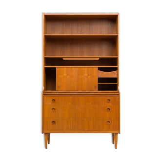 Danish teak secretaire, 1960s
