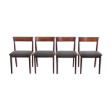 Suite de 4 chaises scandinaves en teck modèle 39