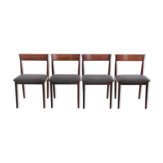 Suite of 4 Scandinavian teak chairs model 39