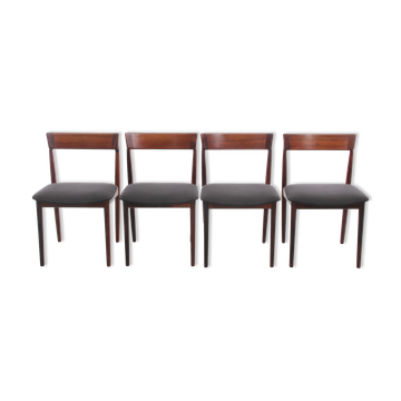 Suite of 4 Scandinavian teak chairs model 39
