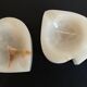 Vintage playing cards onyx ashtrays