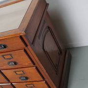 Large Pitch Pine Jewelry Counter/Cabinet, Paris, France, 1930s