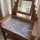 Art Deco oak dressing table