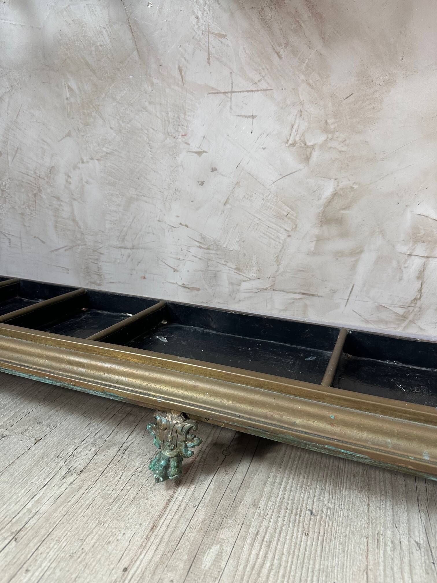 Grande patère 1900 en laiton