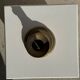Large adjustable brass candlestick H16 D8
