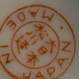 Japanese service with golden dragon pattern