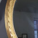 Oval mirror old carved wood gilded gold leaf louis XVI style large format 74x63 cm