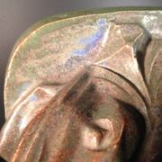 Coupe à fruits au poisson Art Déco,  Roger Guérin, grès de Bouffioulx 1925