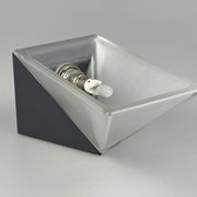 60s 70s Peill & Putzler Cube wall lamp Wall Sconce Ice Glass Space Age