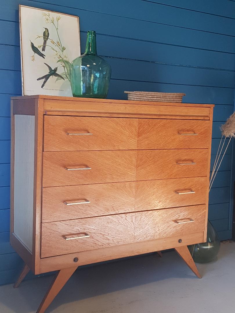 Commode 4 tiroirs années 60