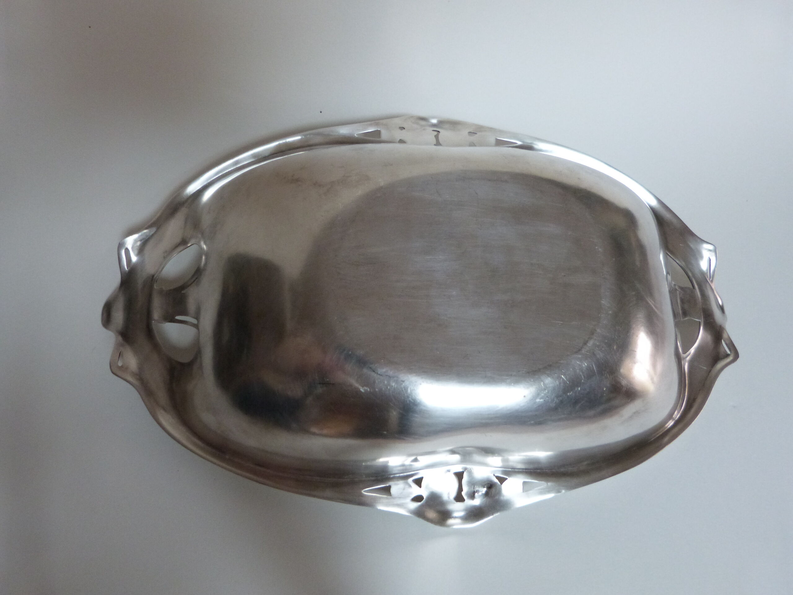 flat basket bannette art nouveau Gallia Christofle