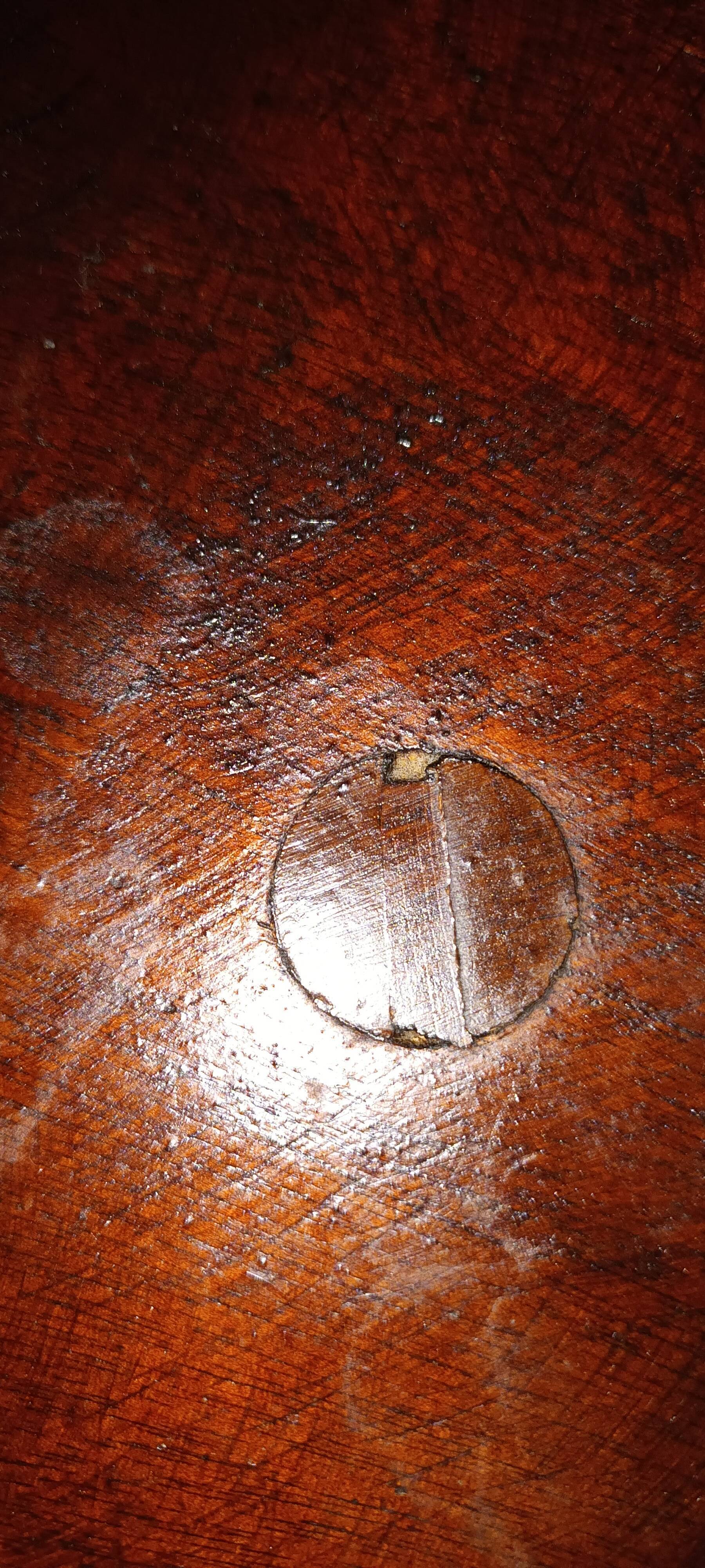 Handmade tripod stool