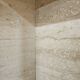 Set of 3 travertine nesting tables