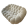 Rochebobois right bubble sofa, 2.5 seats