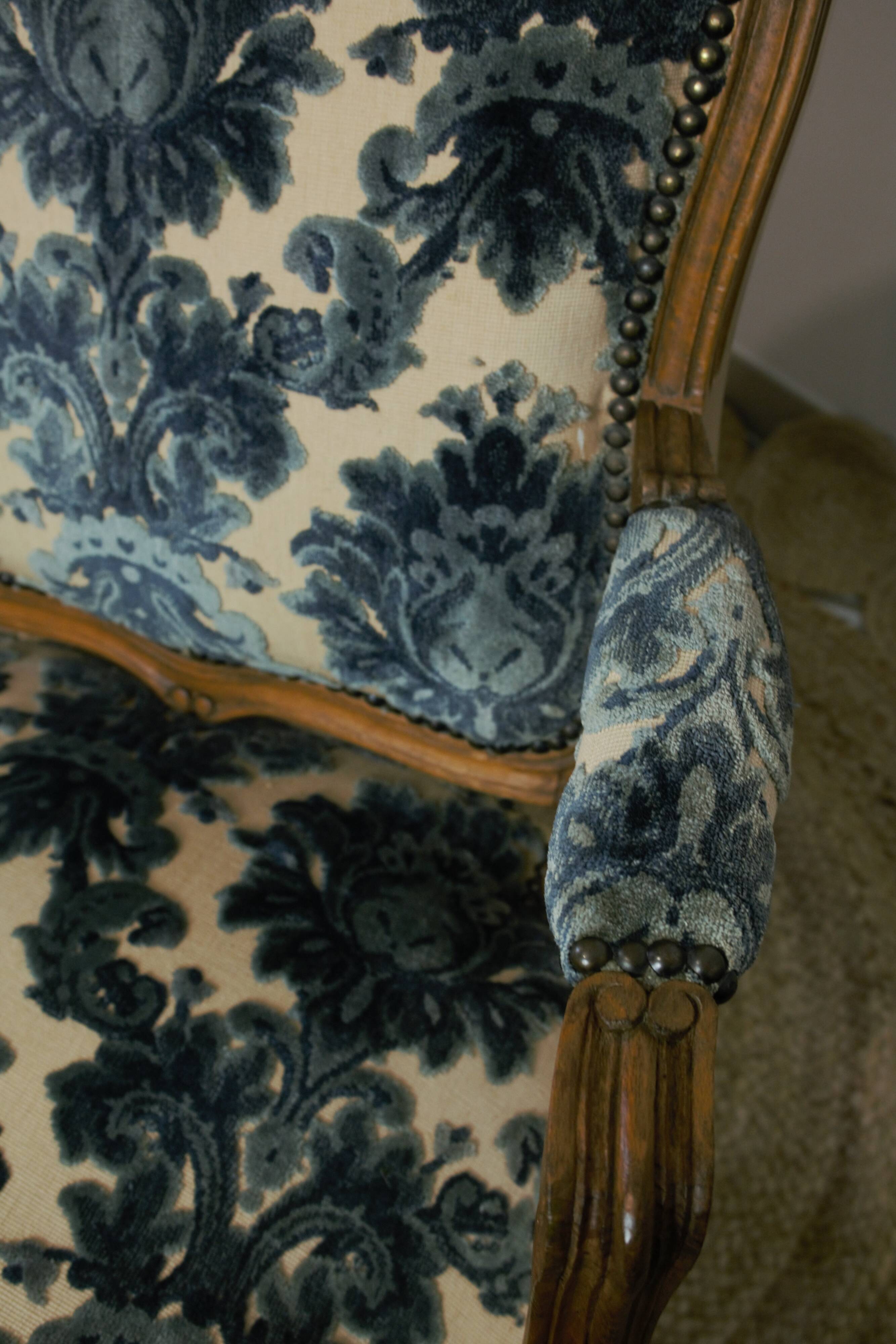 Pair of Louis XV style chairs