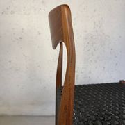 Dining chair – Teak and black Danish cord, 1960