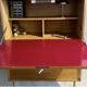 Scandinavian secretary 1960 golden oak
