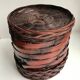 Rattan pot cover & wicker plants 70s