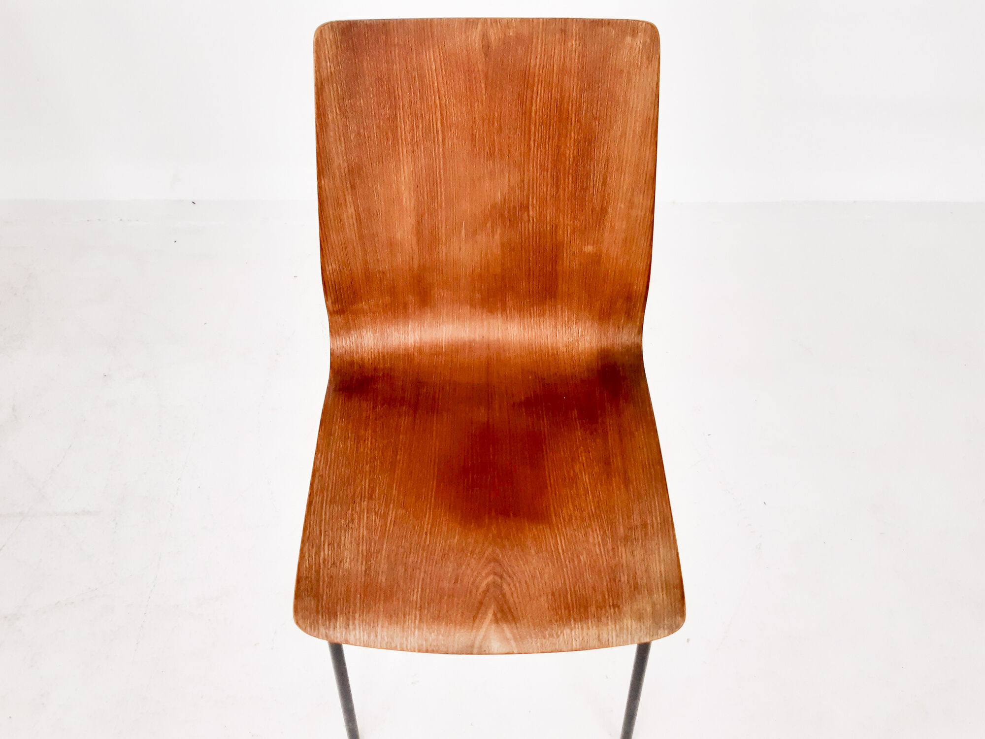Set of 3 plywood Euroika dining chairs by Friso Kramer for Auping
