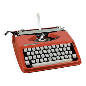 Machine à écrire Hermès Baby orange.