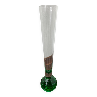 Old bubble glass soliflore