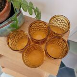 Set of 5 Pernod glasses