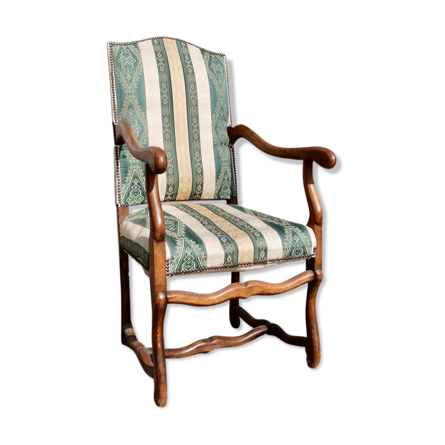 Fauteuil Os de mouton style Louis XIV