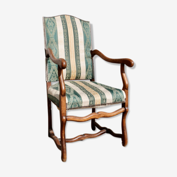 Fauteuil Os de mouton style Louis XIV