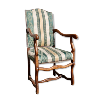 Sheep bone armchair style Louis XIV