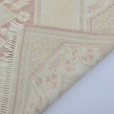 Tapis vintage neutre noué à la main sku 3591