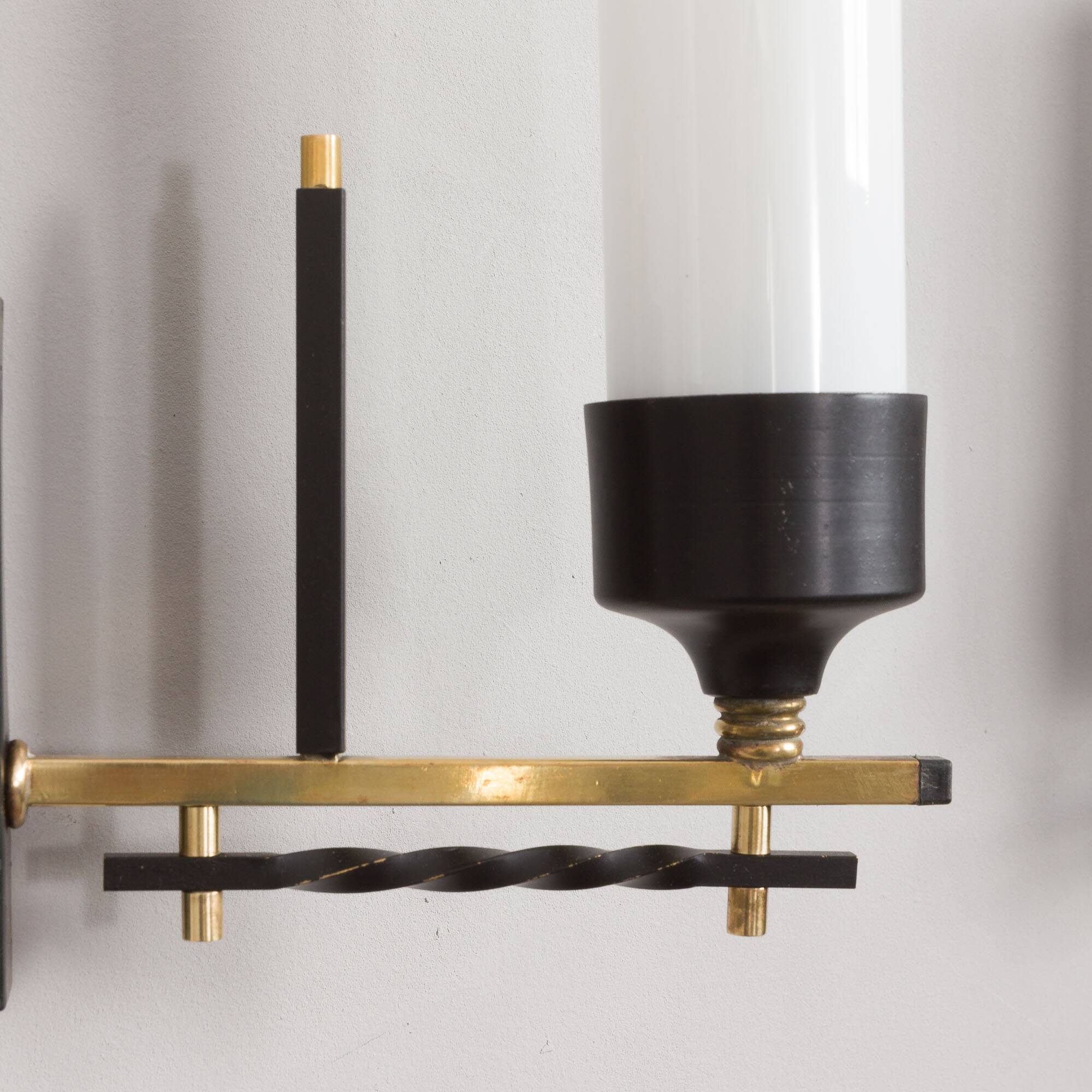 Pair of Italian mid-century wall scones, 1960s