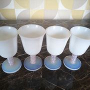 Set of 4 Sèvres crystal glasses