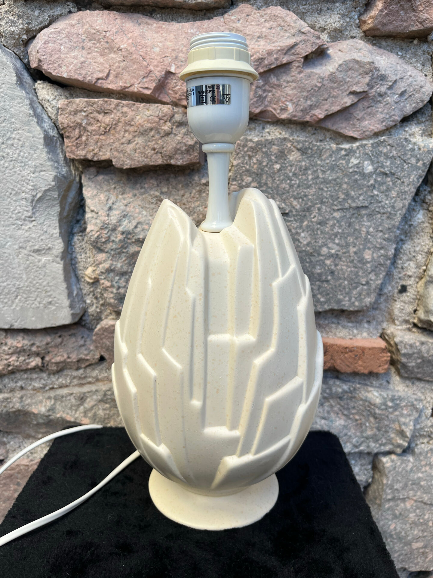 Pied de lampe « Villa Viva », années 80