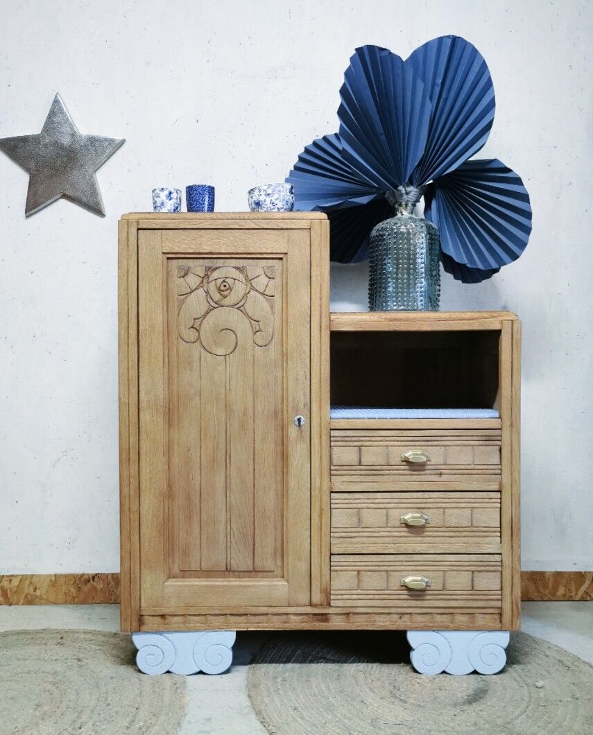 Asymmetrical art deco cabinet