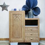 Asymmetrical art deco cabinet