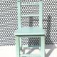 Chaise bleu givré enfant