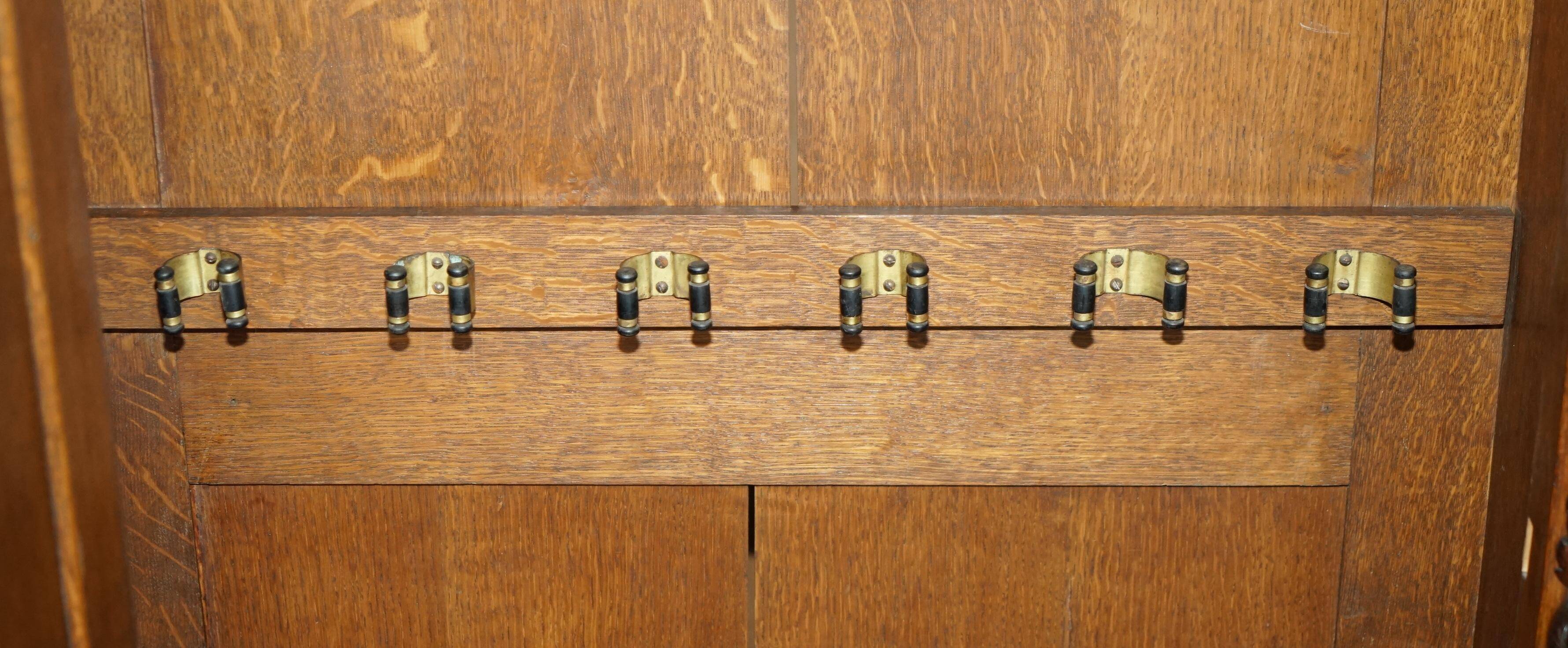 Victorian Antique Bacon Bench in Carved Walnut by Hampton & Sons