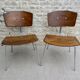 Pair of drivers from the 50s, made of wood and metal