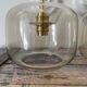Pair of vintage smoked glass sconces