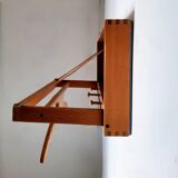 Scandinavian coat rack in solid teak Denmark 1960s