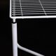 Postmodern white jarpen table by niels gammelgaard for ikea, 1983