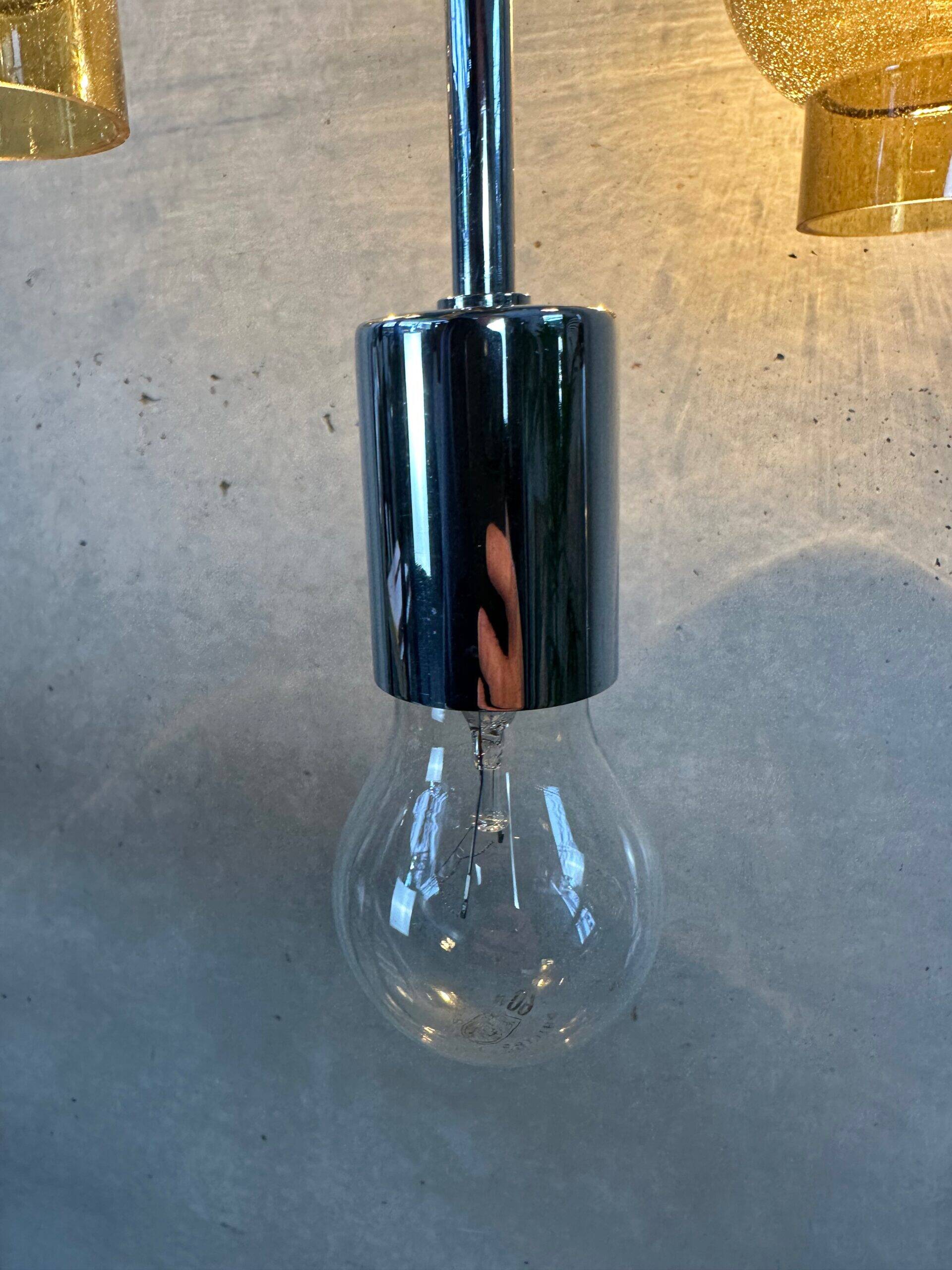 3x Staff Leuchten vintage pendant lamps