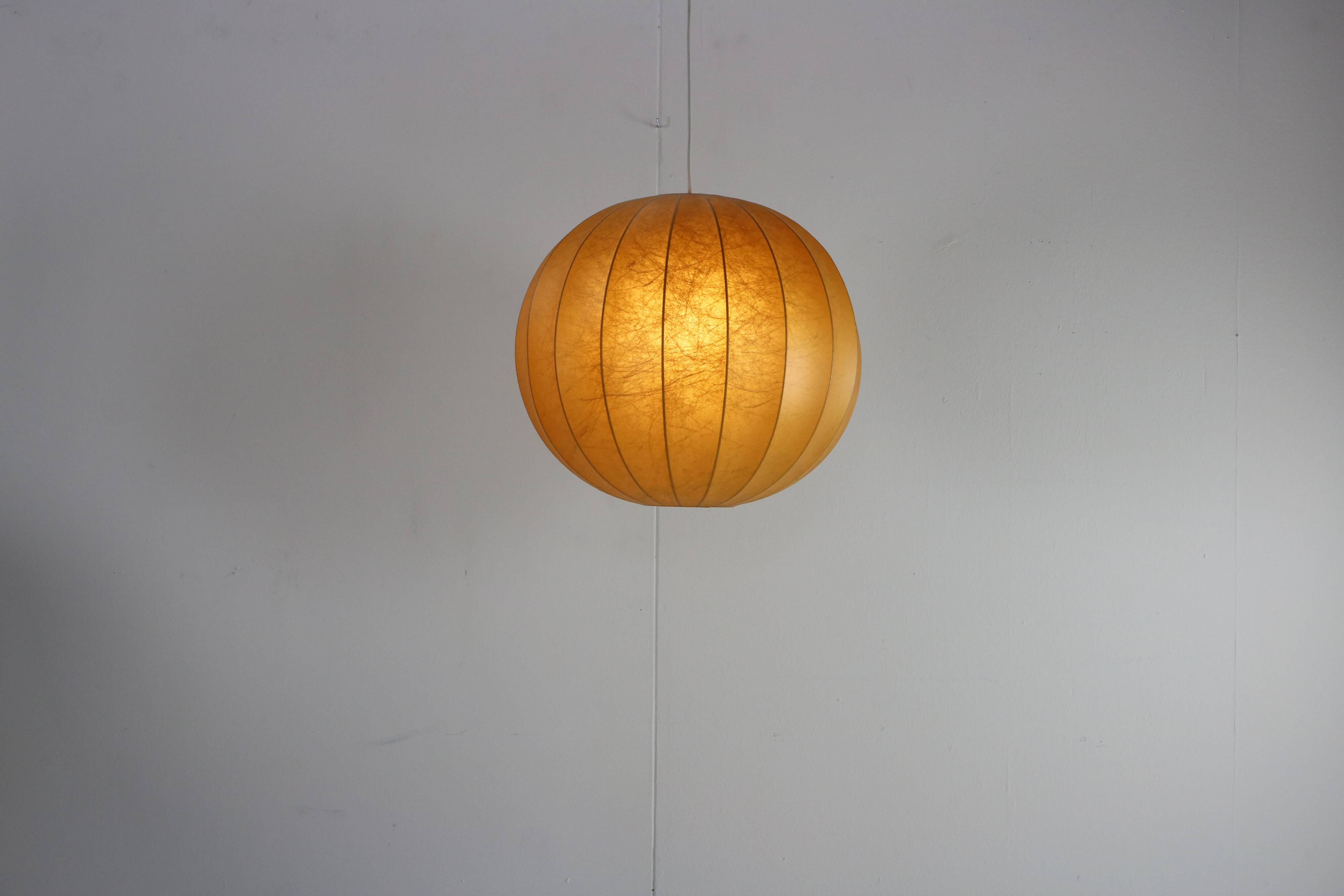 Sixties cocoon pendant lighting by Goldkant Leuchten Germany