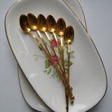 Lot of 6 small spoon long beginning XXeme