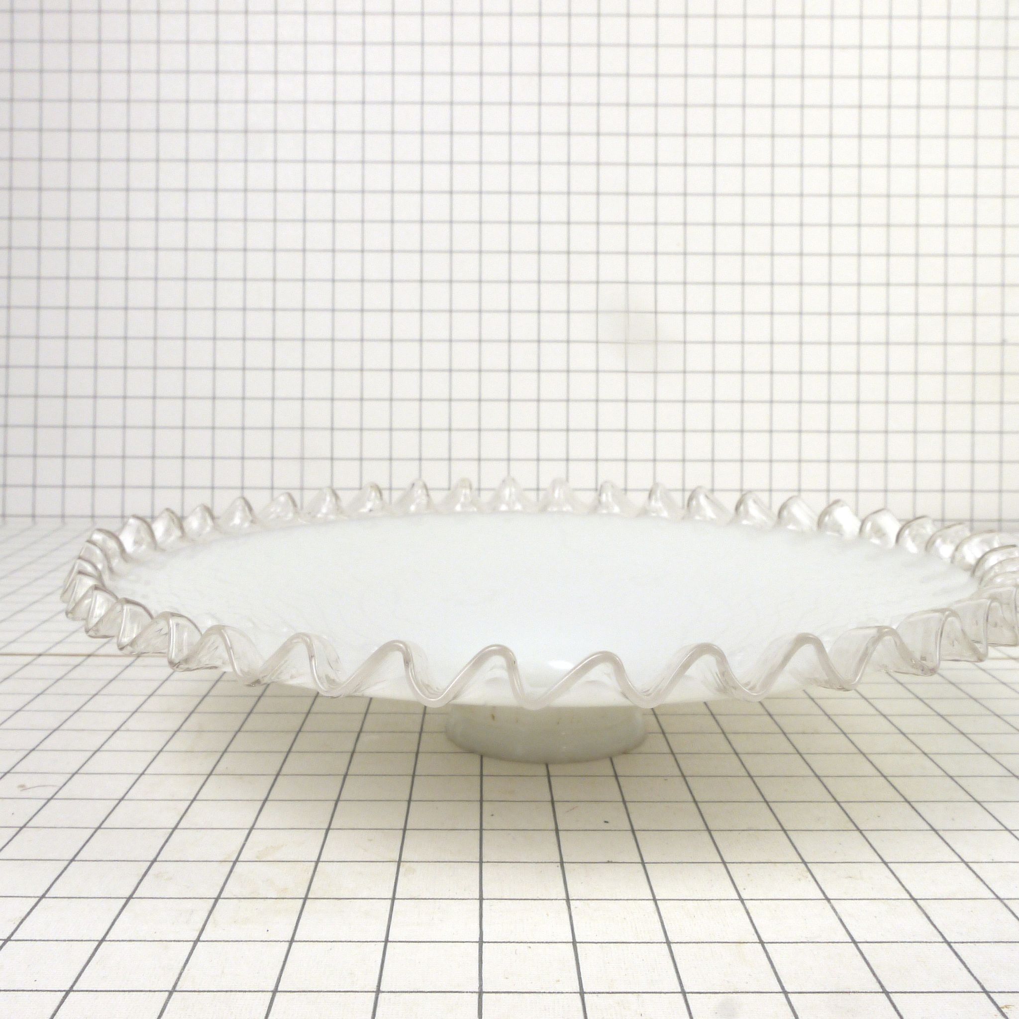 Abat-jour galette opaline