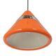 Large orange pendant light designed by Kazuo Motozawa, Staff, 1970s