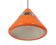 Large orange pendant light designed by Kazuo Motozawa, Staff, 1970s