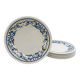 6 English starter/dessert plates, Staffordshire.