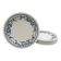 6 English starter/dessert plates, Staffordshire.